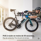 Le premier support qui organise tout votre équipement cycliste. David & Clément