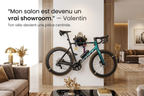 Le premier support qui organise tout votre équipement cycliste. David & Clément