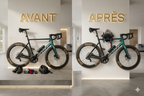 Le premier support qui organise tout votre équipement cycliste. David & Clément