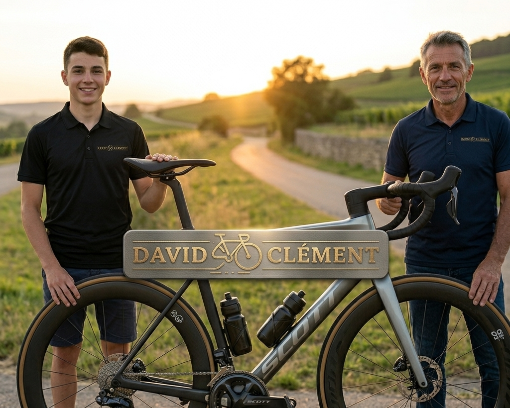 Le premier support qui organise tout votre équipement cycliste. David & Clément